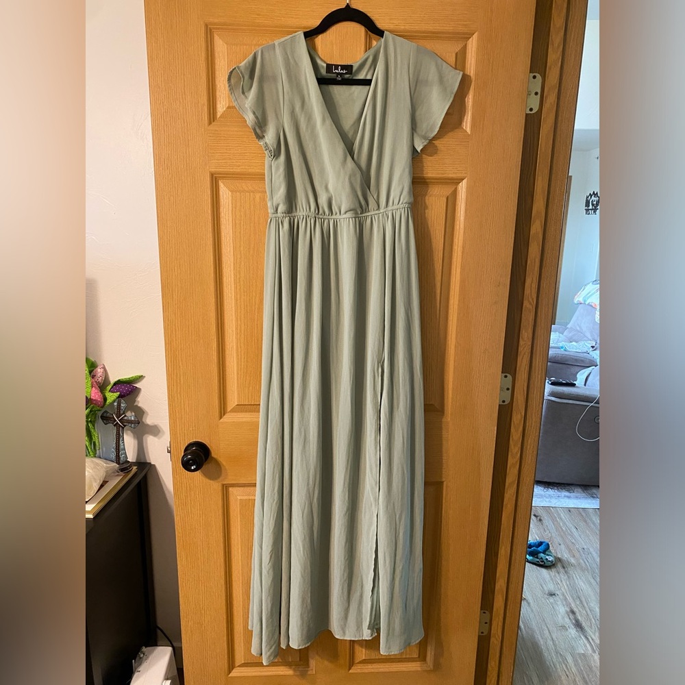 Sage Green Lulus Bridesmaid Dress